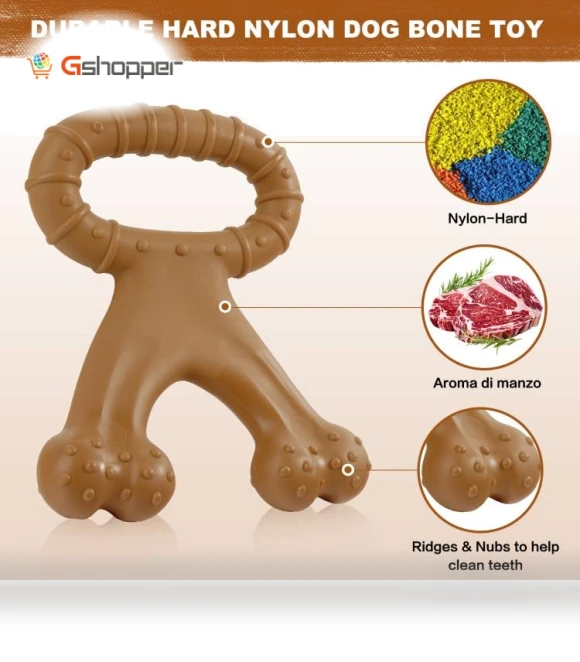 Simulation Nylon Dog Bone Toy — Bones