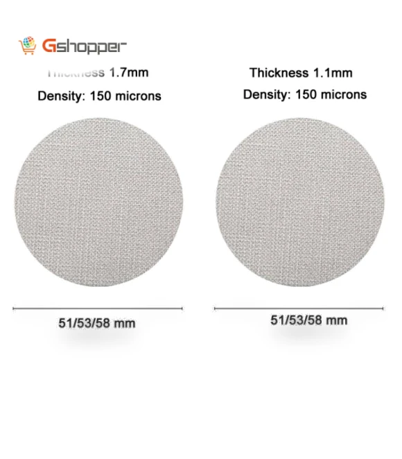 Sintered Sheet Coffee Splash Filter — Permanent