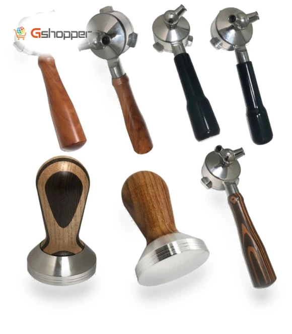 Stainless Steel Coffee Machine With Bottom Handle — Coffee Makers
