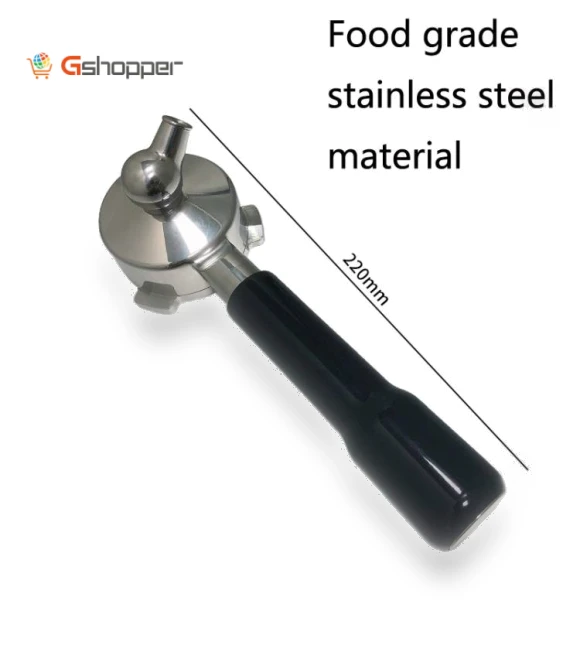 Stainless Steel Coffee Machine With Bottom Handle — Coffee Makers