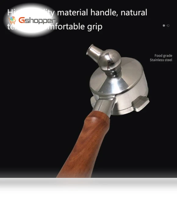 Stainless Steel Coffee Machine With Bottom Handle — Coffee Makers