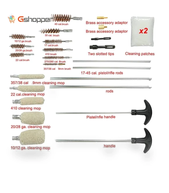 Stainless Steel Cotton Brush Set — Brushes