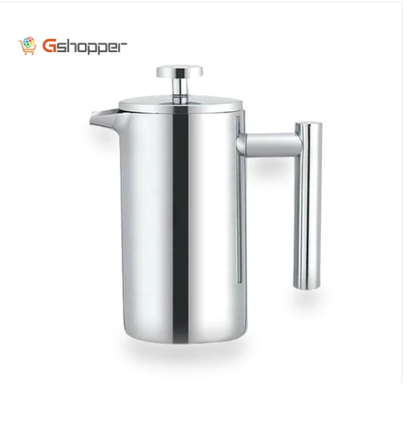 Stainless Steel French Press Coffee Pot and Tea Kettle — Tea Brewing Essentials