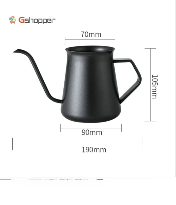 Stainless Steel Hand Brewing Pot — Stovetop Moka Pots