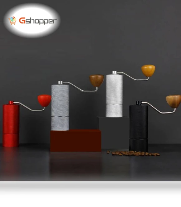 Stainless Steel Hand Crank Coffee Bean Grinder — Hand Coffee Grinders
