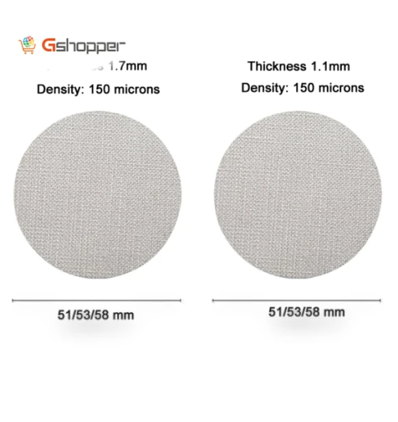 Stainless Steel Sintered Sheet Coffee Splash Filter — Coffee Filters