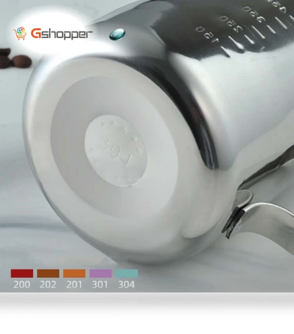 Stainless Steel Tipped Flower Cup with Graduated Measuring Cup — Coffee Scoops