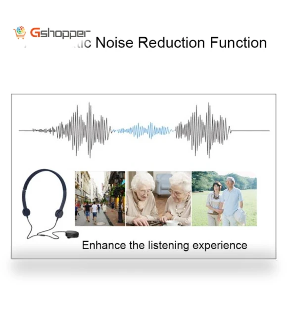 Wired Headset with Bone Conduction Technology — Hearing Support