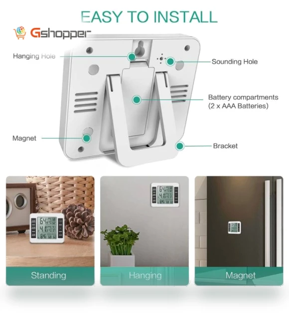 Wireless Indoor Outdoor High-Precision Thermometer — Weather Stations