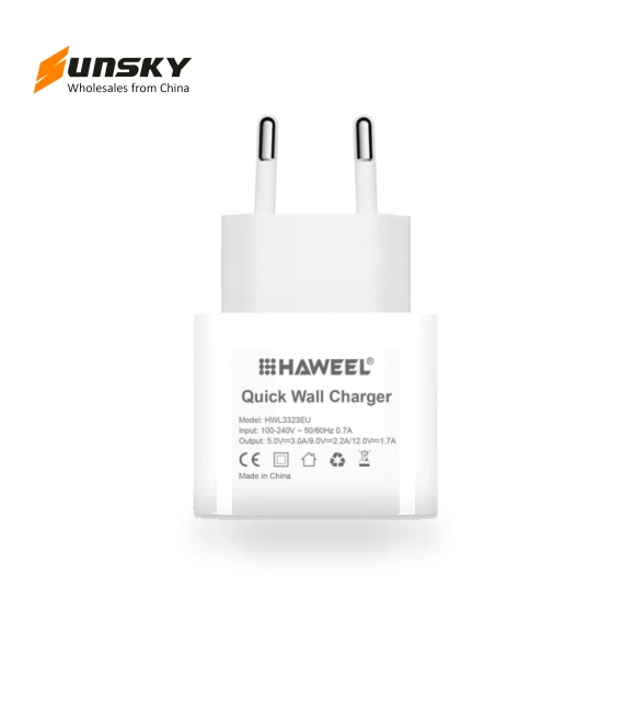20W Single USB-C / Type-C Interface QC Travel Charger — Chargers, HAWEEL
