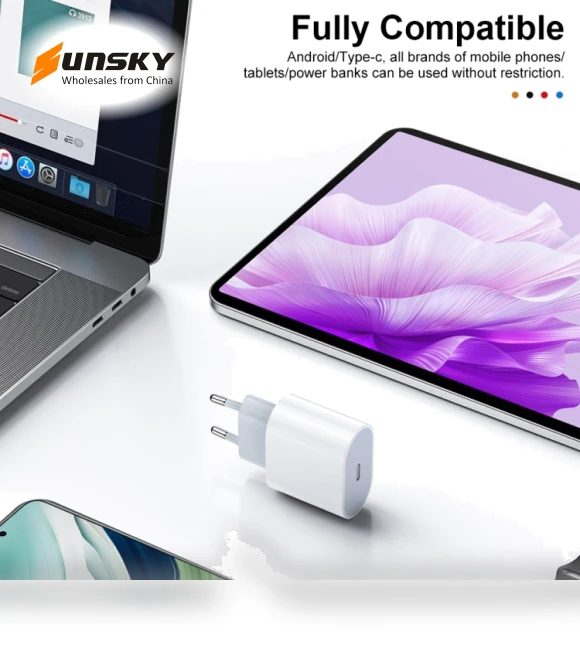 20W Single USB-C / Type-C Interface QC Travel Charger — Chargers, HAWEEL