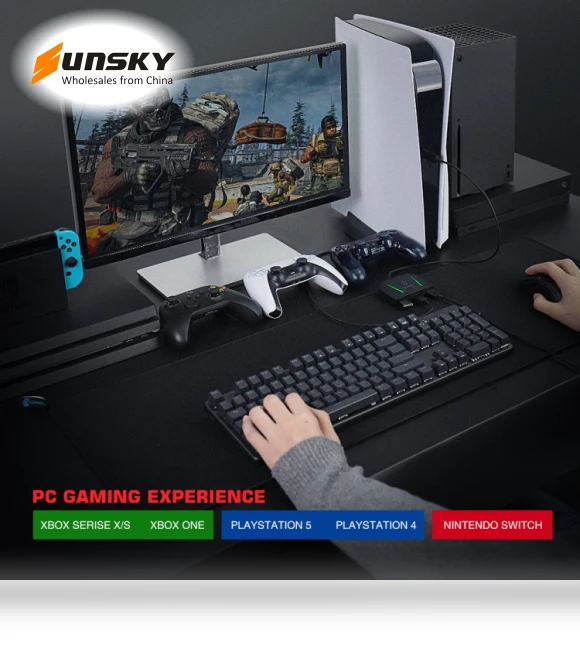 AimBox Game Console Keyboard Mouse Converter — Gaming Controllers, GameSir