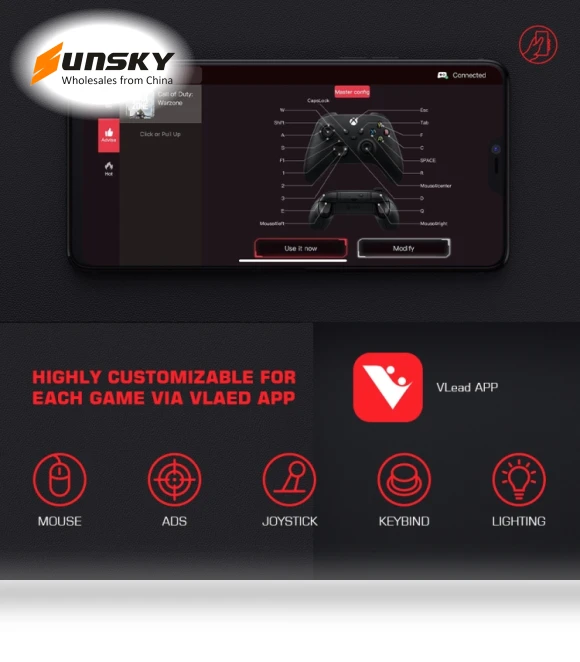 AimBox Game Console Keyboard Mouse Converter — Gaming Controllers, GameSir