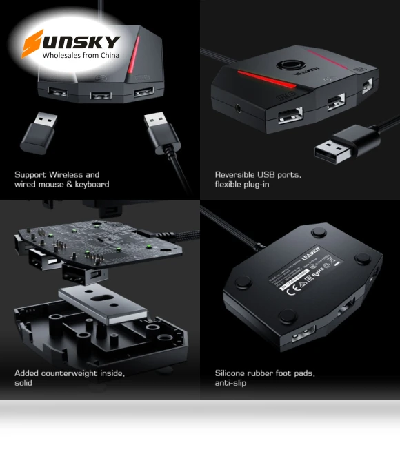 AimBox Game Console Keyboard Mouse Converter — Gaming Controllers, GameSir