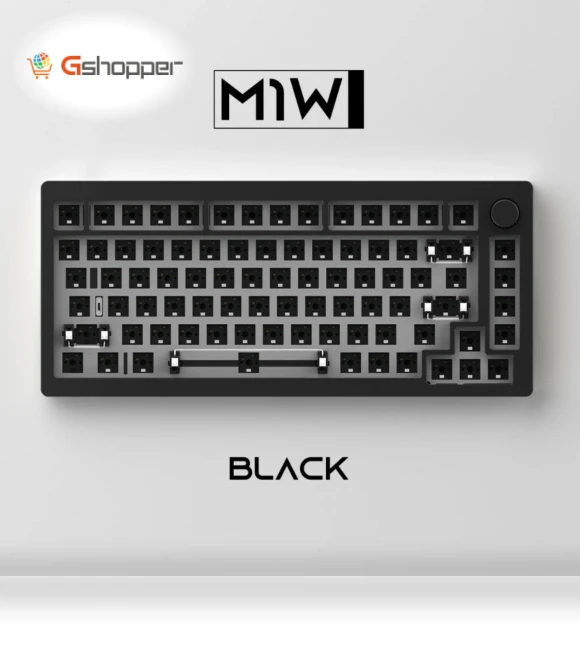 Aluminum Custom DIY Kit Triple Mode 75% Layout Mechanical Keyboard — Gaming Keyboards, Monsgeek