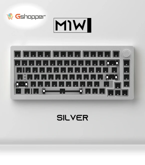 Aluminum Custom DIY Kit Triple Mode 75% Layout Mechanical Keyboard — Gaming Keyboards, Monsgeek