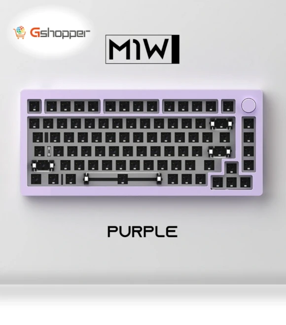 Aluminum Custom DIY Kit Triple Mode 75% Layout Mechanical Keyboard — Gaming Keyboards, Monsgeek