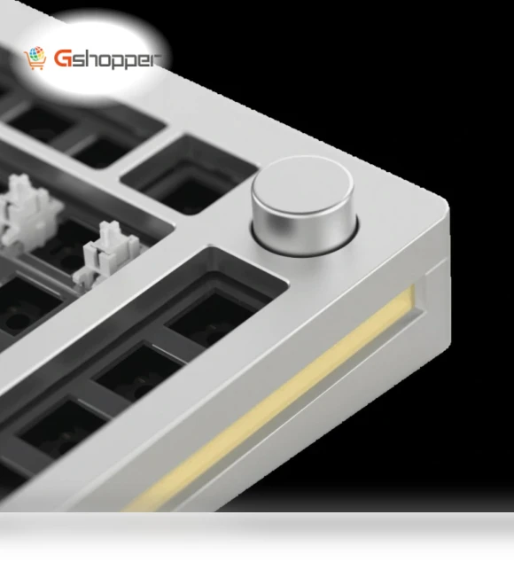 Aluminum Custom DIY Kit Triple Mode 75% Layout Mechanical Keyboard — Gaming Keyboards, Monsgeek