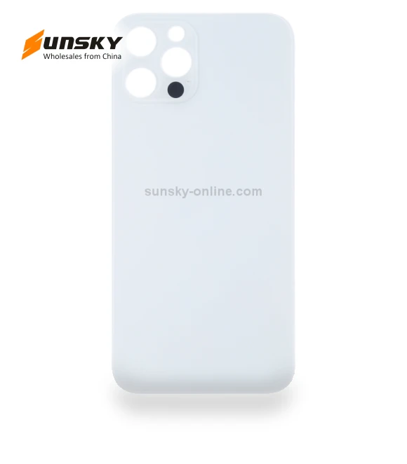 Big Camera Hole Glass Back Battery Cover — Back Covers