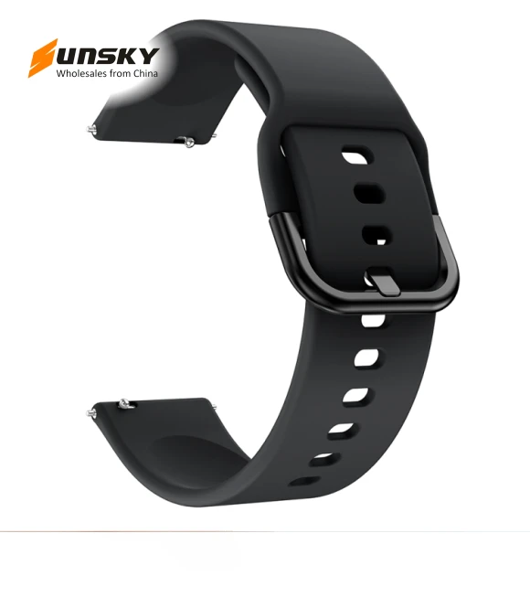 Color Buckle Silicone Watch Band — Watch Straps & Bands