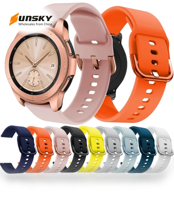 Color Buckle Silicone Watch Band — Watch Straps & Bands