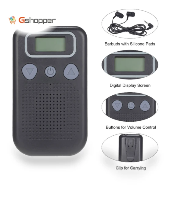 Digital Display Mobile Hearing Aid Sound Amplifier — Hearing Support