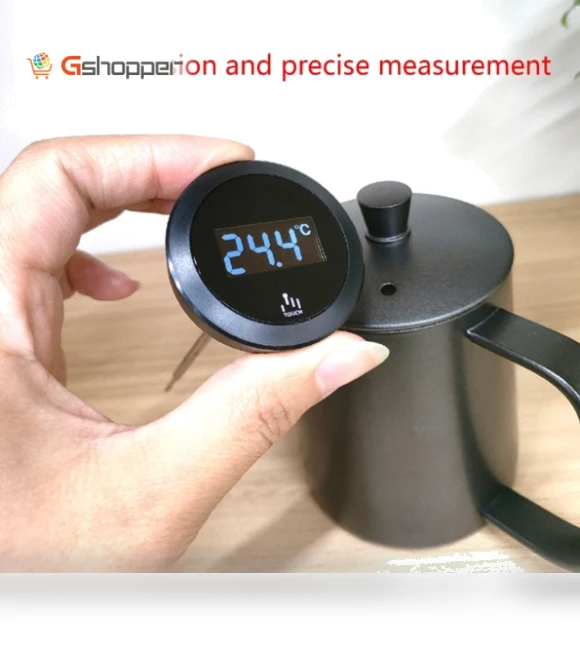 Electronic Touch Screen Digital Display Household Food Thermometer — Temperature Measurement Tools