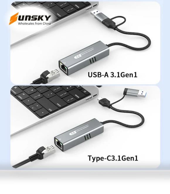 Gigabit Wired Ethernet Network Adapter — USB