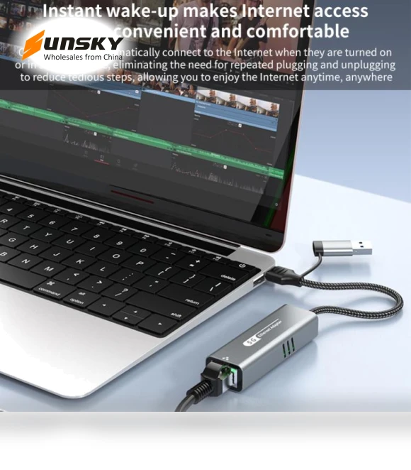 Gigabit Wired Ethernet Network Adapter — USB