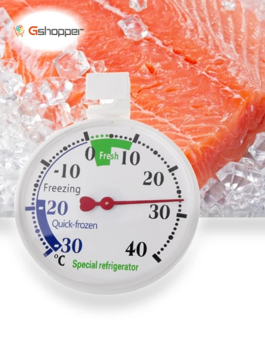 Hanging refrigerator freezer thermometer — Refrigerator