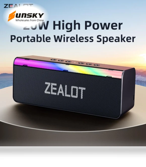 High Power Portable Wireless Bluetooth Speaker — Portable Audio Solutions, ZEALOT