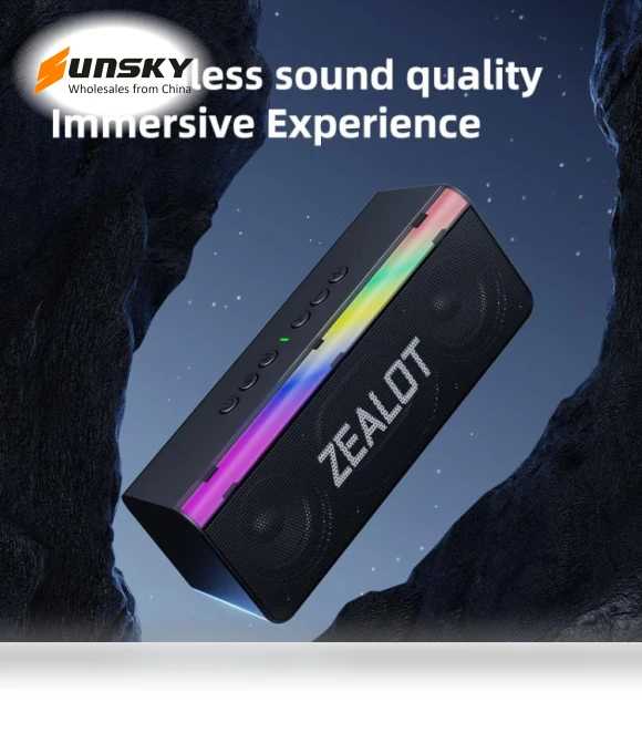 High Power Portable Wireless Bluetooth Speaker — Portable Audio Solutions, ZEALOT