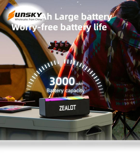 High Power Portable Wireless Bluetooth Speaker — Portable Audio Solutions, ZEALOT