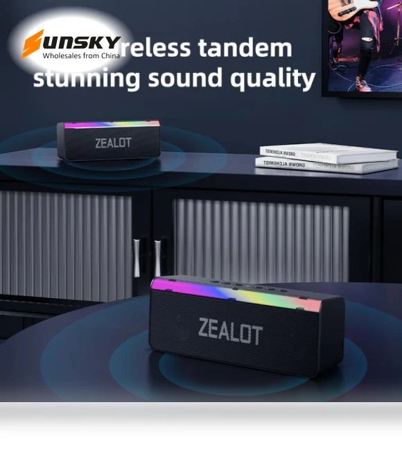 High Power Portable Wireless Bluetooth Speaker — Portable Audio Solutions, ZEALOT