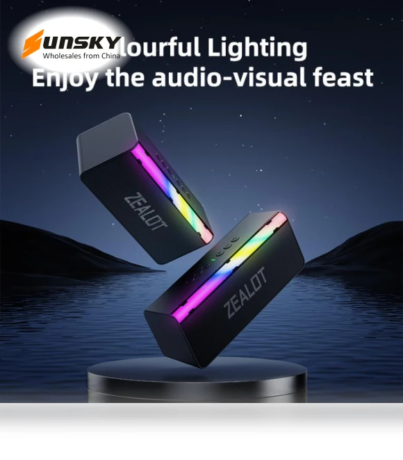 High Power Portable Wireless Bluetooth Speaker — Portable Audio Solutions, ZEALOT