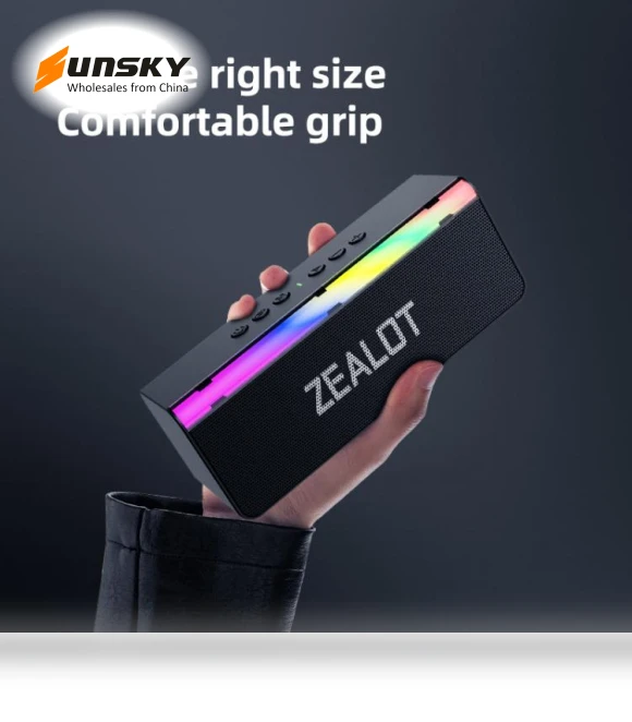 High Power Portable Wireless Bluetooth Speaker — Portable Audio Solutions, ZEALOT