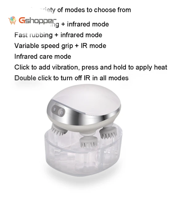 Hot Compress Red Light Head Massager — Head Relaxation Tools