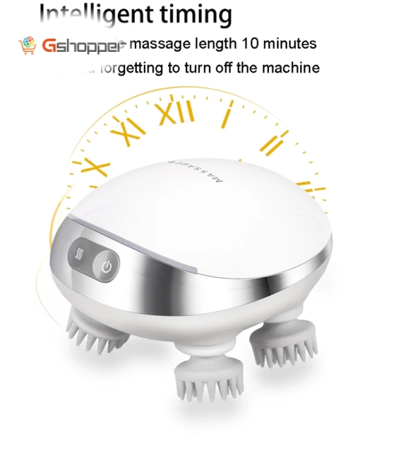 Hot Compress Red Light Head Massager — Head Relaxation Tools