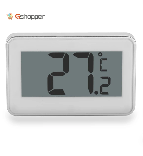 Large LCD Refrigerator Thermometer with Adjustable Stand — Refrigerator