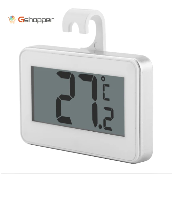 Large LCD Refrigerator Thermometer with Adjustable Stand — Refrigerator