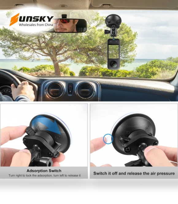 Magic Arm Suction Cup Mount — Vehicle Mounts, PULUZ
