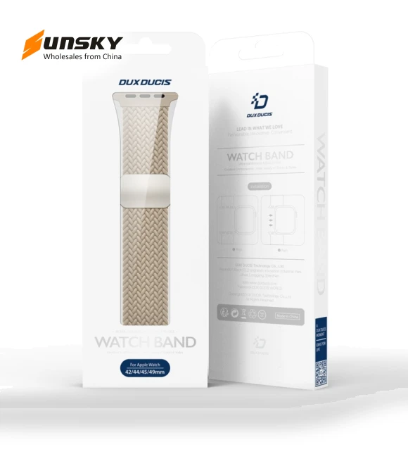 Magnetic Buckle Nylon Braid Watch Band — Watch Accessories, DUX DUCIS