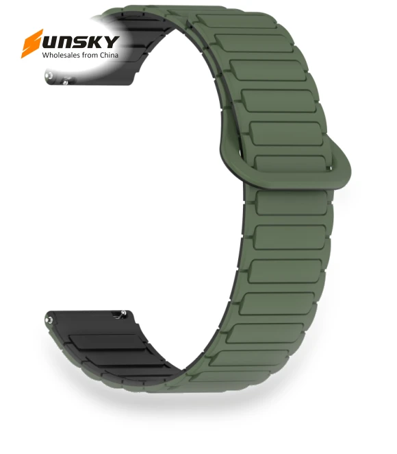 Magnetic Buckle Silicone Watch Band — Bands