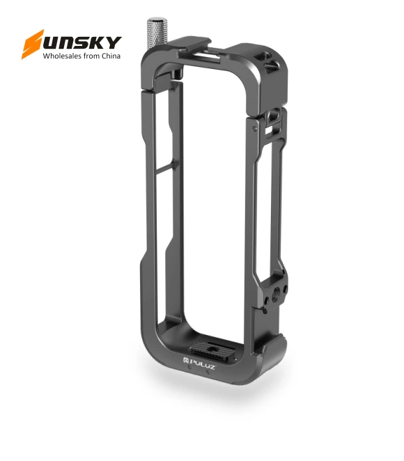 Metal Protective Cage Rig Housing Frame with Lens Cover — Camera Brackets, PULUZ