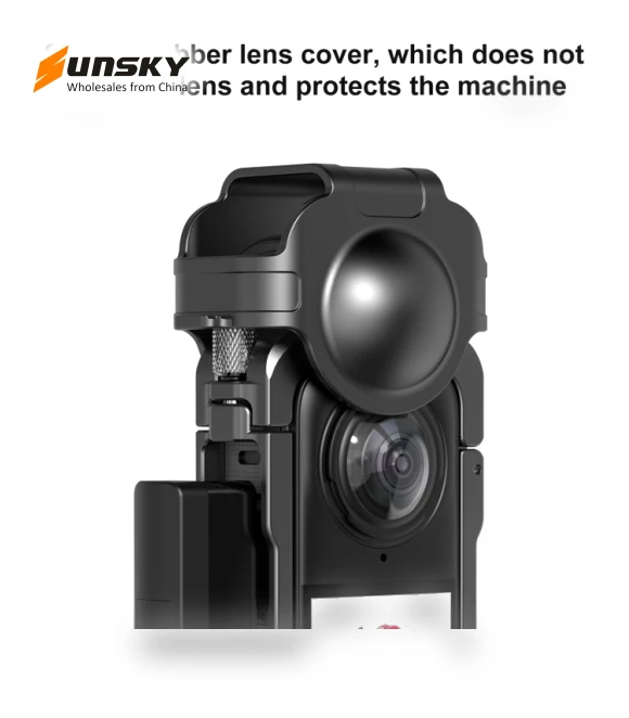 Metal Protective Cage Rig Housing Frame with Lens Cover — Camera Brackets, PULUZ