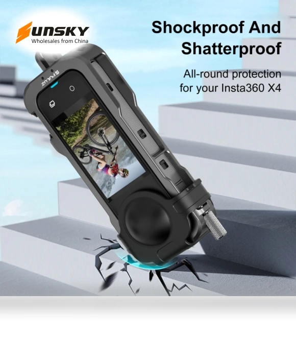 Metal Protective Cage Rig Housing Frame with Lens Cover — Camera Brackets, PULUZ