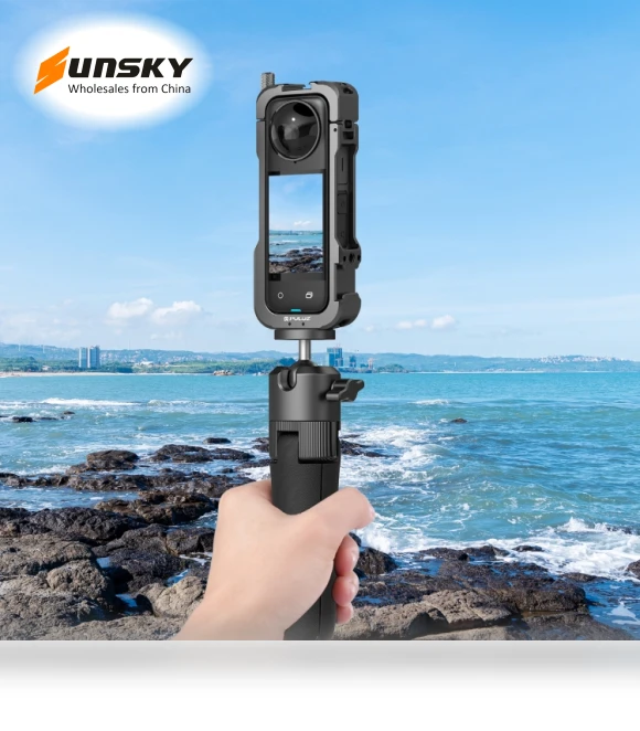Metal Protective Cage Rig Housing Frame with Lens Cover — Camera Brackets, PULUZ