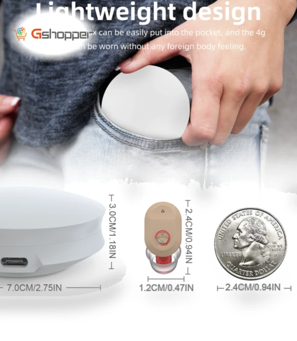 Mini In-Ear Hearing Aid — Hearing Support
