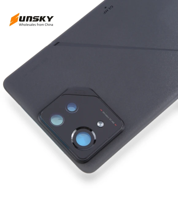 Original Glass Battery Back Cover with Camera Lens Cover — Back Covers, Asus
