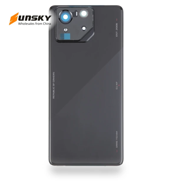 Original Glass Battery Back Cover with Camera Frame — Back Covers, Asus
